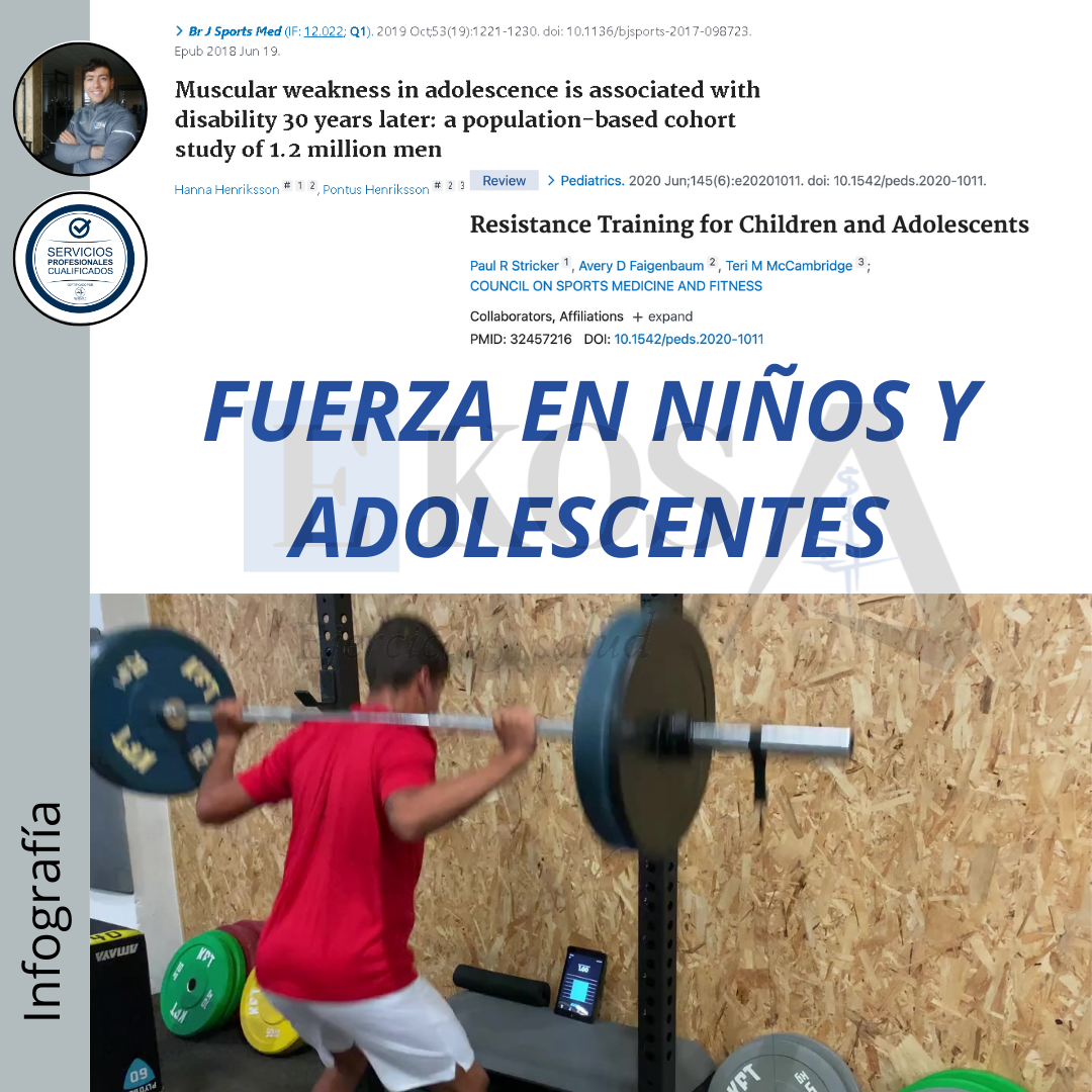 Entrenamiento de fuerza en niños y adolescentes EKOS Ejercicio y Salud